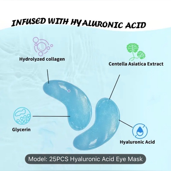 Hyaluronic Acid Eye Mask Box of 25 Pairs - Picture 2 of 4